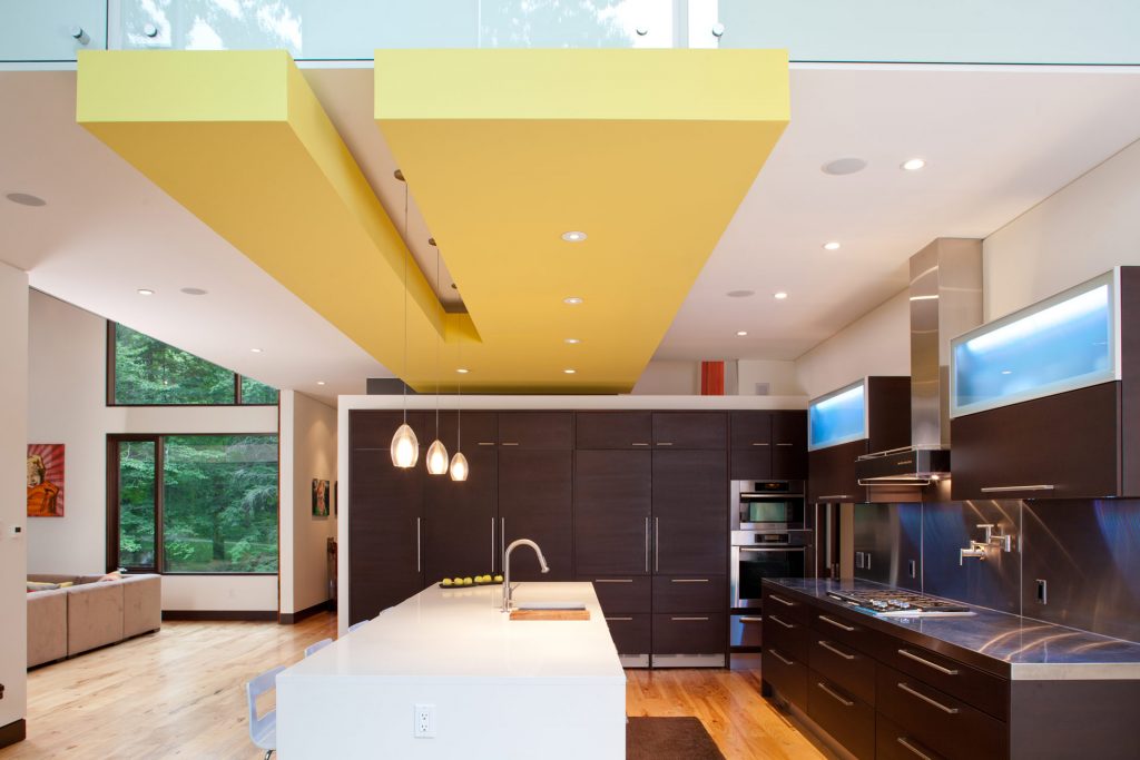 Modern kitchen home interior by West Michigan Lucid Architecture