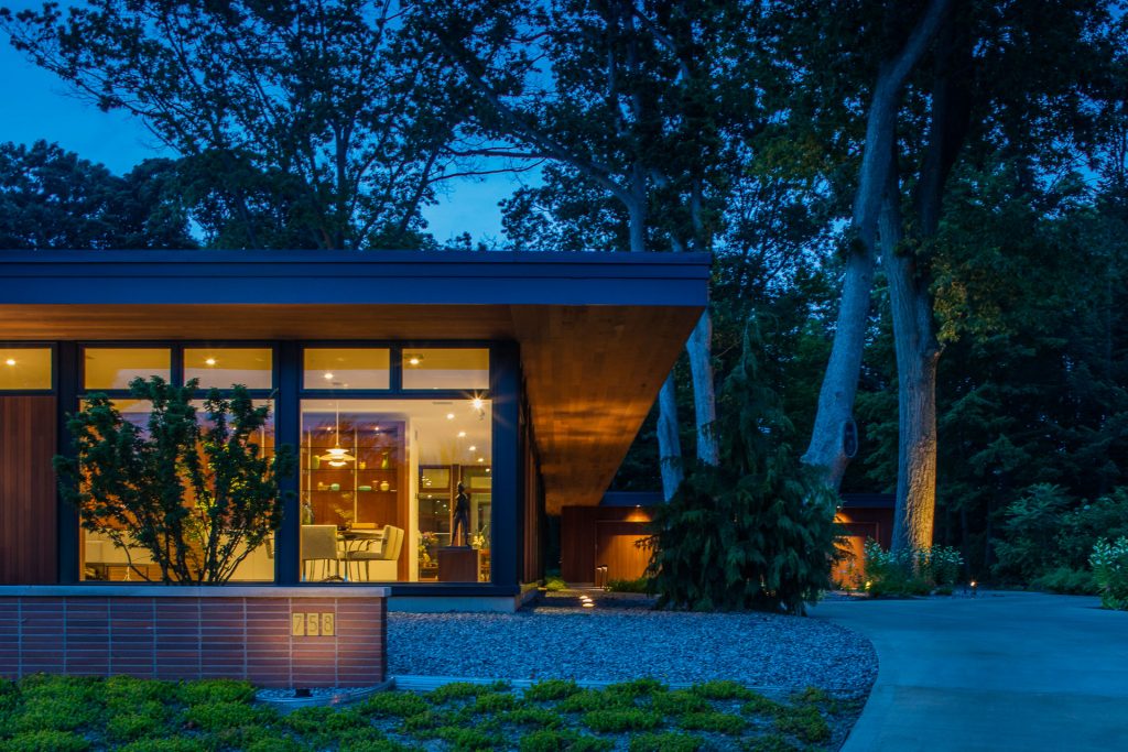 saugatuck mid century modern home design cedar glass warm west michigan