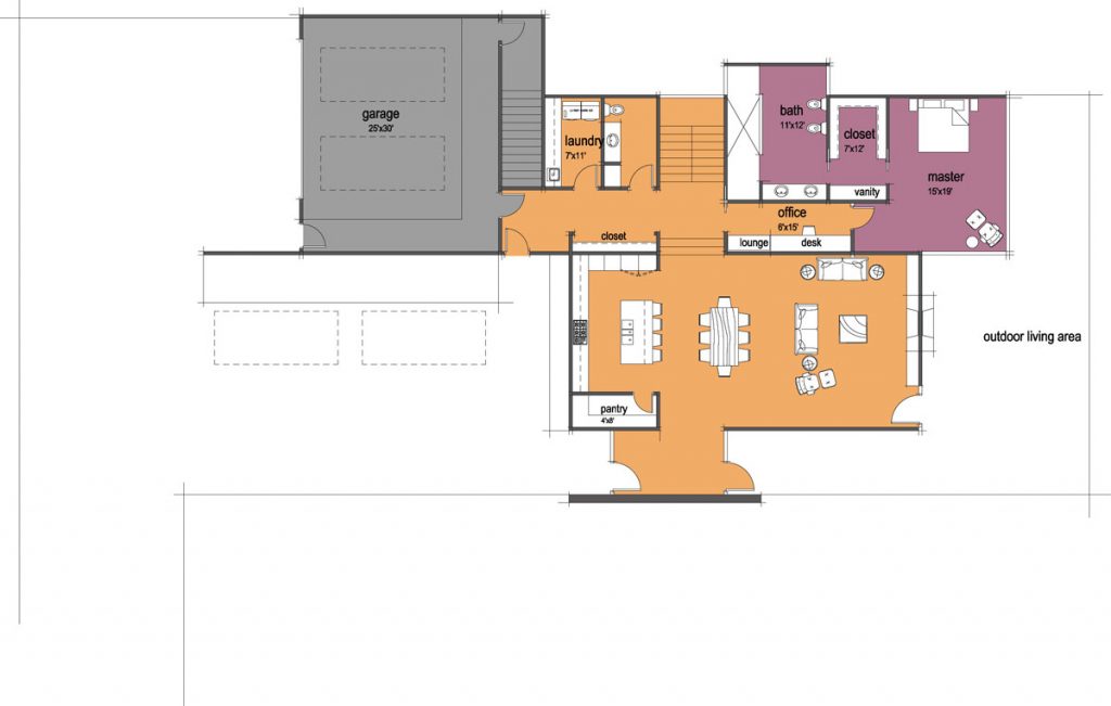 Lucid Architecture floor plan drawing 02